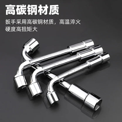 6 7 9 10mm CRV Steel L Type Socket Spanner L Wrench 6 Point Hand Tools Automotive Mechanical Tool